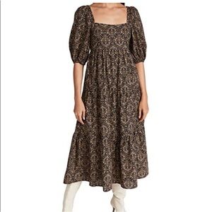 MINKPINK Black Floral Dress